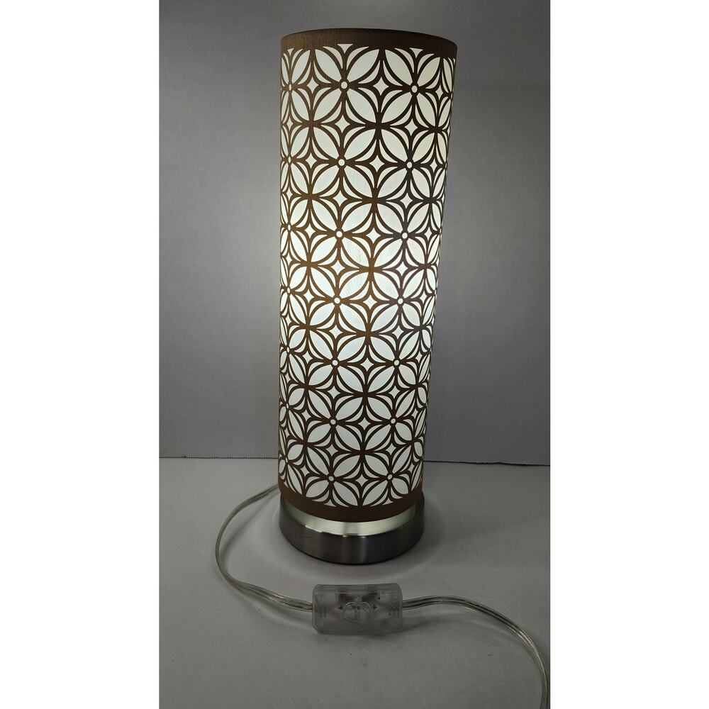 Corded Table Lamp Modern Design Living Room Office Bedroom, 15.5" H x 5" D